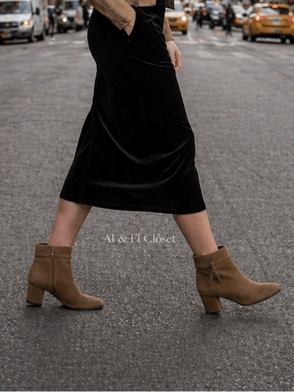 Kate Spade New York Knott Mid Boot Tan Suede Ankle Boots Women’s US 9.5B NWB